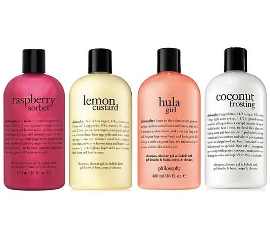 Philosophy 4-Count Tropical Treats Shower Gel Collection