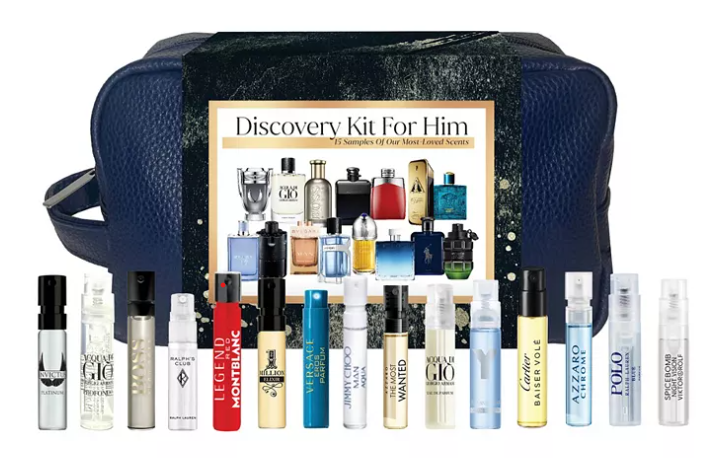 16-Piece Men's Fragrance Sampler Set