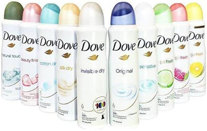 10-Pack Women's Dove Deodorant