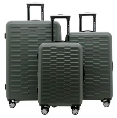 3-Piece Travelers Club Shannon Spinner Expandable Luggage Set