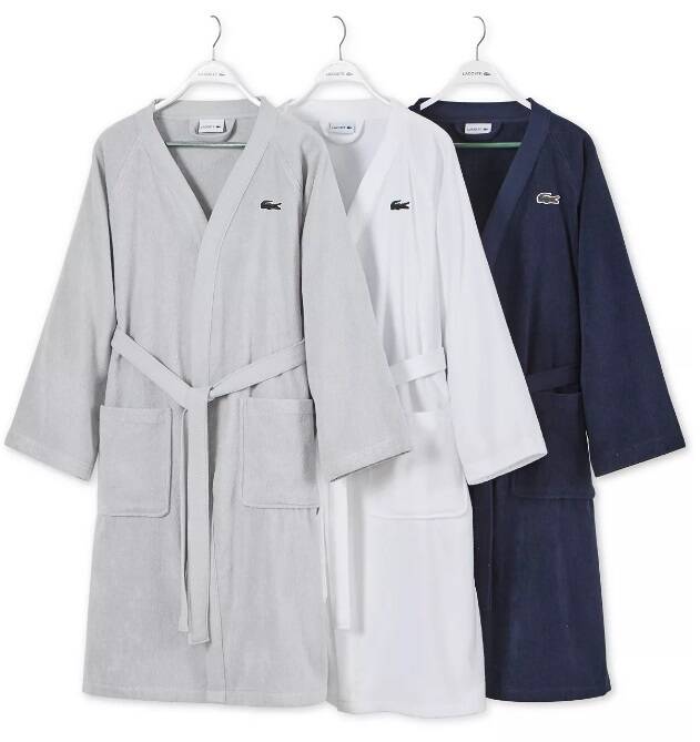 Lacoste Pique Bath Robe