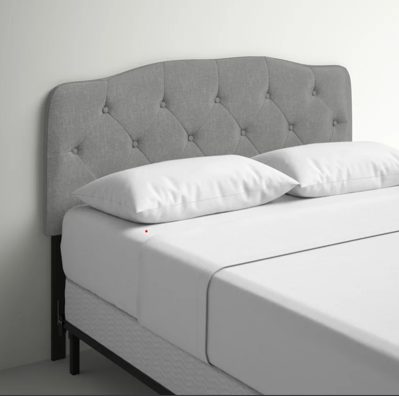 Tufted Upholstered King Headboard