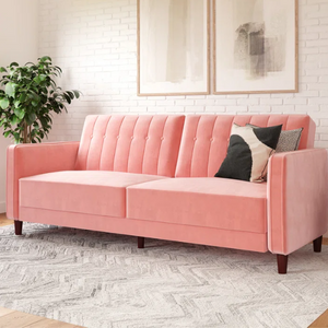 Velvet Convertible Sleeper Sofa