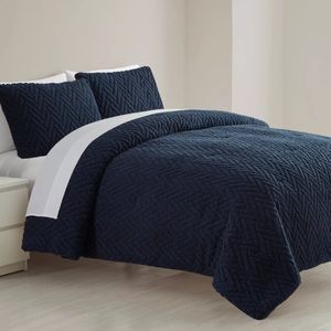 Sherpa 3-Piece Queen Comforter Set