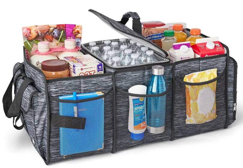 Insulated Trunk Organizer & 30-Can Cooler