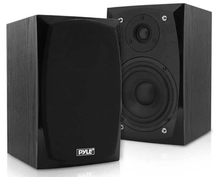 2-Pack Pyle HiFi 300W Bookshelf Speakers