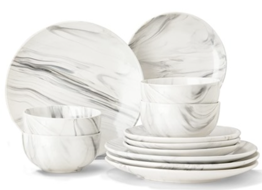 12-Piece Stoneware Dinnerware Set