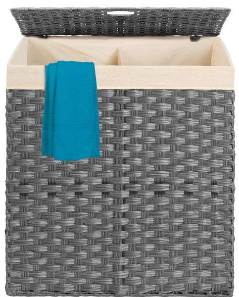 Wicker Double Laundry Hamper