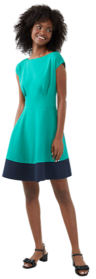 Kate Spade Colorblock Ponte Fiorella Dress