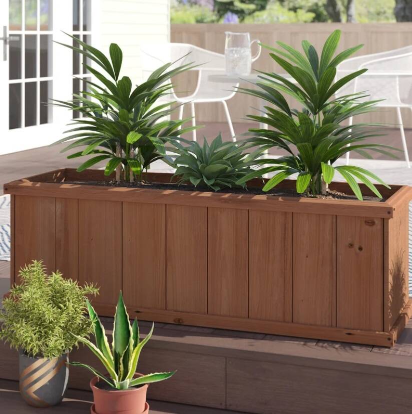 Solid Wood Planter Box