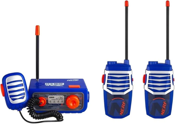 Nerf 3-in-1 Walkie Talkie Set w/ Base Station