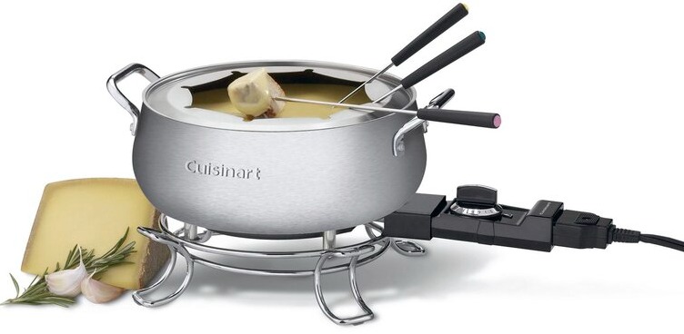 Cuisinart 3Qt. Stainless Steel Electric Fondue Set