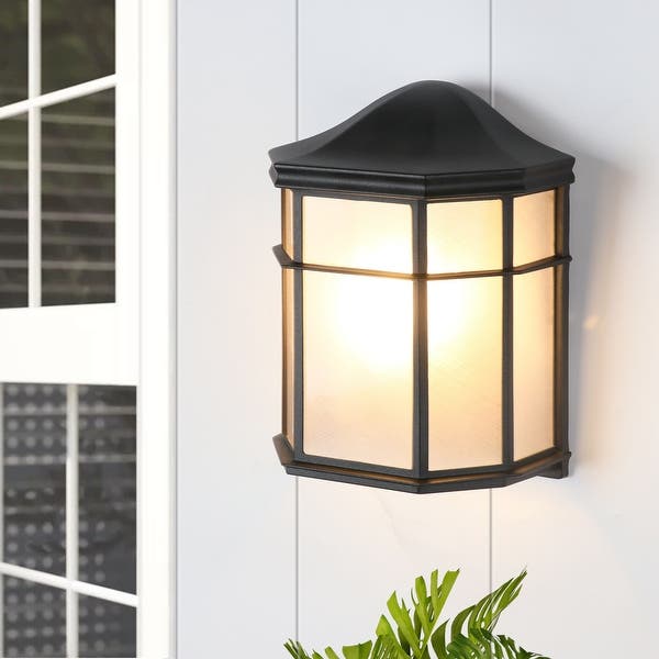 2-Pack Aluminum Outdoor Wall Lantern Sconce