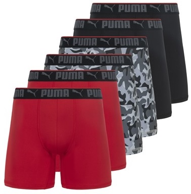 Puma 6-Pack Men's Boxer Briefs