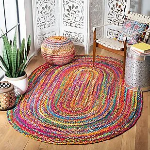 Safavieh Georgine Handmade Braided Bohemian Cotton Rug