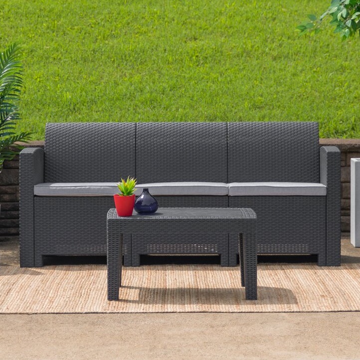 Stockwell 67.5'' Wide Outdoor Sofa